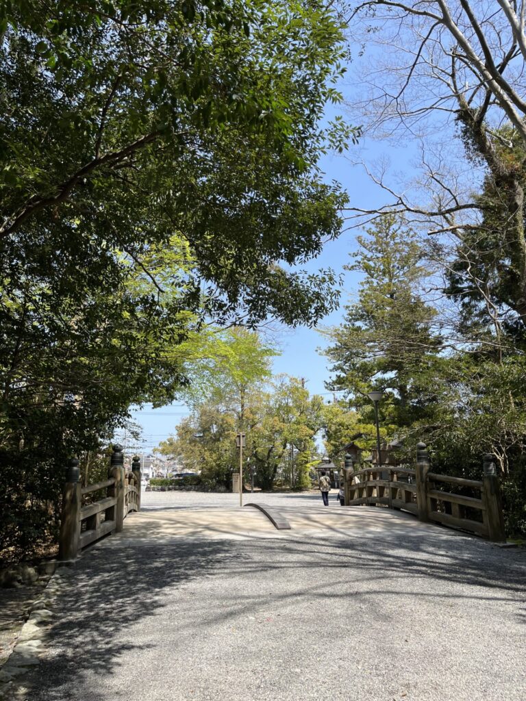 外宮　裏参道　火除橋